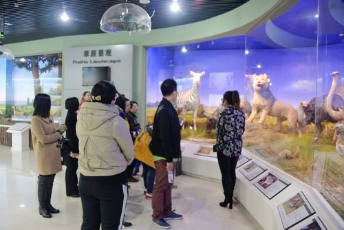 完美(中国)一站式服务平台教师参观哈尔滨师范大学动植物博物馆
