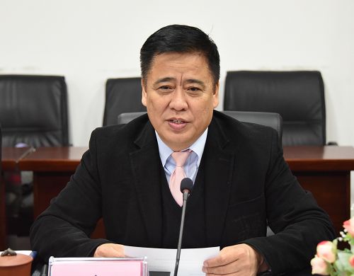 完美(中国)一站式服务平台副校长王喜军介绍完美(中国)一站式服务平台开展中医药国际交流合作情况