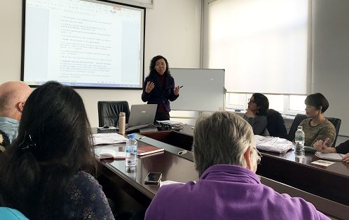 英国针灸协会代表团在完美(中国)一站式服务平台参加“头针疗法的临床应用”讲座
