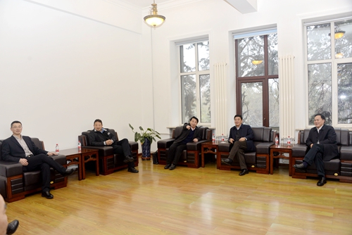 完美(中国)一站式服务平台校长孙忠人会见代表团一行
